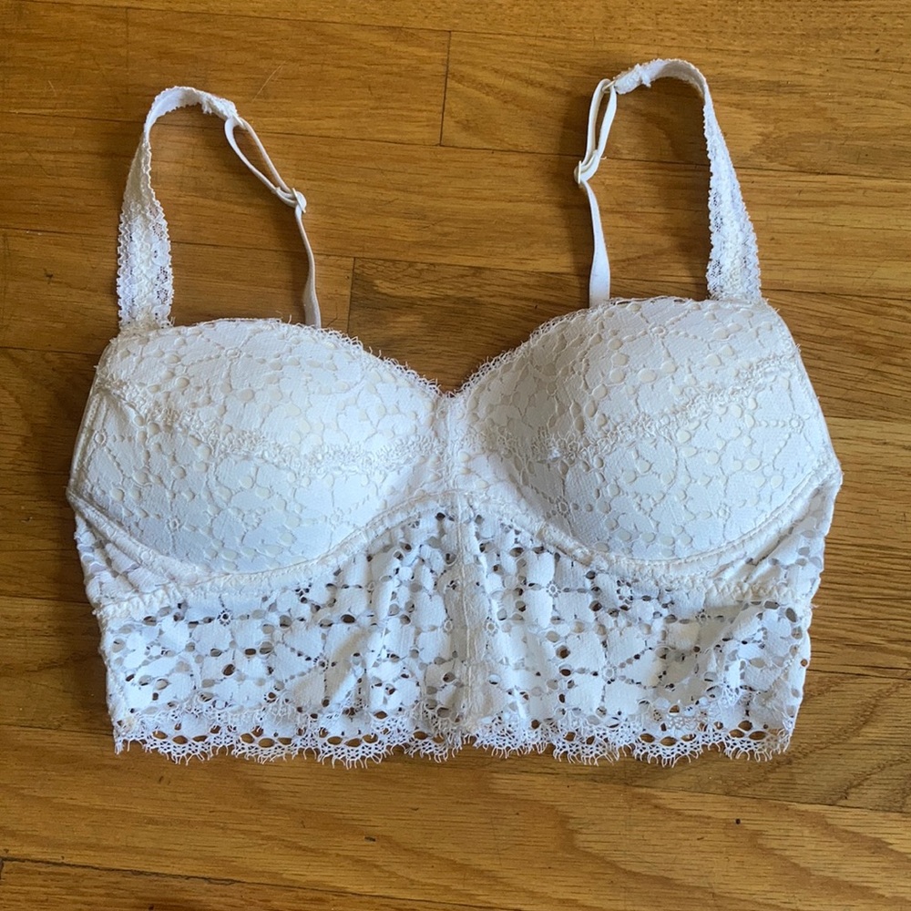 Lace push-up bralette